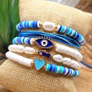 Evil Eye bracelet set